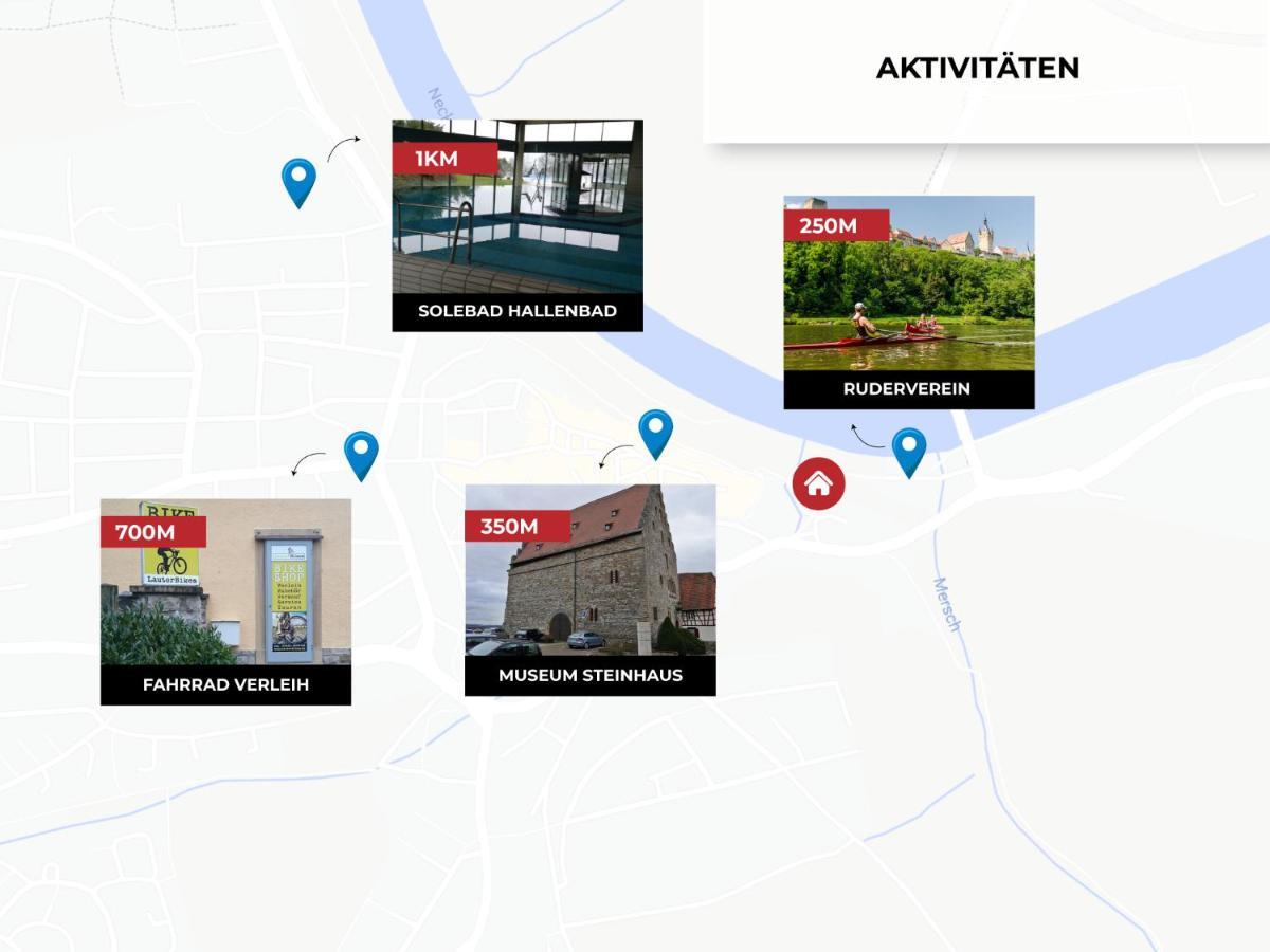 Wohnung In Top-Lage - Direkt Am Bahnhof 바트빔펜 외부 사진